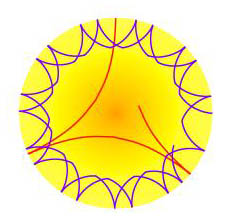 Schéma šíření zvukových vln v tělese Slunce - převzato z http://www3.kis.uni-freiburg.de/~mroth/images/rays_www.jpg.