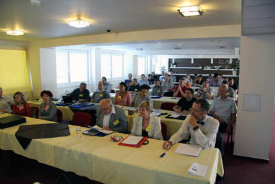 Pohled do konfereční místnosti - 23. Sluneční seminář tentokrát v Liptovskom Mikuláši