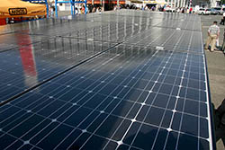 Fotovoltaické články k přímému získávání elektřiny ze slunečního záření.